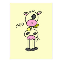 Kuh sagt MOO-T-Shirts und -geschenke Postkarte