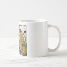 Kuh-Stier-Scheidungs-lustige Cartoon-Geschenke u.  Tee Haferl