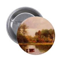 Kühe in einer wässernlandschaft durch Albert B. Buttons
