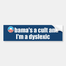 Kult AntiObama Autoaufkleber