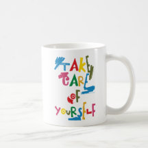 Kümmern Sie sich um selbst Kaffee Tasse