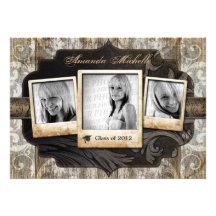 Kundengebundene Foto-Abschluss-Mitteilung laden ei Personalisierte Ankündigungskarte