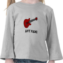 Kundengebundenes Gitarren-Hemd für Jungen oder Mäd