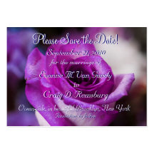 Kundengebundenes Save the Date IV Visitenkarten Vorlage