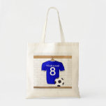 Kundengerechte Fußball-Hemd-(blaue) Taschen-Tasche