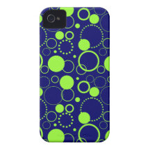 Kundengerechte Kreise u. Punkte iPhone 4 Case-Mate Hülle