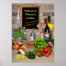 Kundengerechte Küche Poster