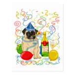 Kundengerechte Party-Mops-Feier-T-Shirts und Gesch Postkarten