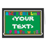 Kundengerechte Tafel, <YOURTEXT> Grußkarten