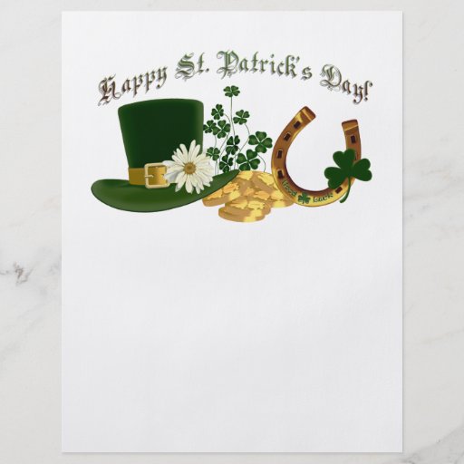 KUNDENGERECHTEN Iren-St Patrick Entwurf Personalisierte Flyer