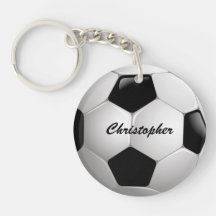 Kundengerechter Fußball Schlüsselanhängern