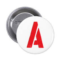 Kundengerechter Gang des Kapitals A Anstecknadelbuttons