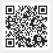 kundengerechter QR Code Quadrataufkleber