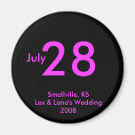 Kundengerechter Save the Date Magnet