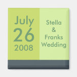 Kundengerechter Save the Date Magnet Kühlschrankmagnete