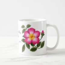 Kundengerechter wilder Rosen-Becher Kaffee Tasse