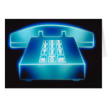 Kundengerechtes blaues Telefon Karten