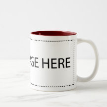 Kundenspezifische Becher - fügen Sie oder Bild und Kaffee Haferl
