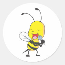 Kundenspezifische Hemden: Gesang-Bienen-Hemden Aufkleber