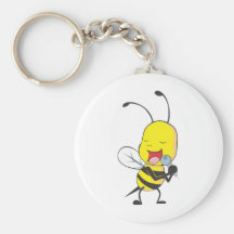Kundenspezifische Hemden: Gesang-Bienen-Hemden Schlüsselanhänger
