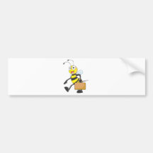 Kundenspezifische Hemden: Geschäftsmann-Bienen-Hem Auto Sticker