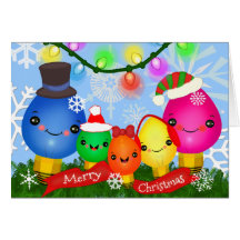 Kundenspezifische Retro Kawaii Weihnachtslicht-Gru