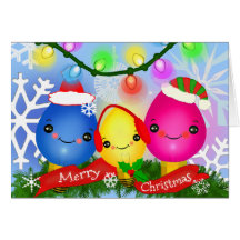 Kundenspezifische Retro Kawaii Weihnachtslicht-Gru