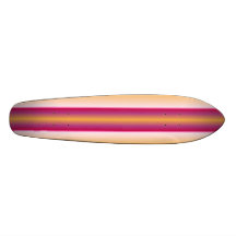 Kundenspezifische Retro Surfbrettart gestreiftes S Individuelles Deck
