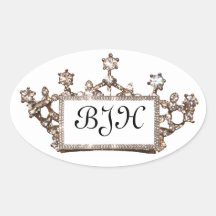 Kundenspezifische Tiara-Aufkleber