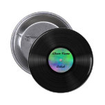 Kundenspezifische Vinylaufzeichnung Anstecknadelbutton