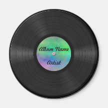 Kundenspezifische Vinylaufzeichnung Kühlschrankmagnete