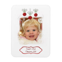 Kundenspezifischer 1. Magnet des Foto-u. Text-Baby