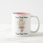 Kundenspezifischer Ballerina-Häschen-Becher - kund Tee Tassen