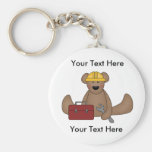 Kundenspezifischer Bärn-Bau Keychain Schlüsselanhänger