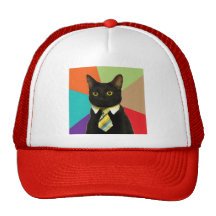 Kundenspezifischer Geschäfts-Katzen-Hut Truckermütze