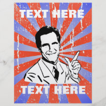 Kundenspezifischer Mitt Romney Flyerdruck