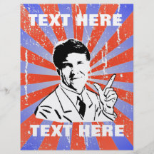 Kundenspezifischer Rick Perry Flyer