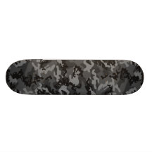 Kundenspezifischer schwarzer CamouflageSkateboard Personalisiertes Deck