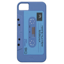 Kundenspezifisches blaues Mischung-Band Etui Fürs iPhone 5