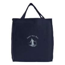 Kundenspezifisches Fischen gestickte Tasche