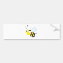 Kundenspezifisches niedliches glückliches Bienen-C Autoaufkleber