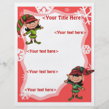 Kundenspezifisches Weihnachtself-Geschäft oder per Flyerdesign