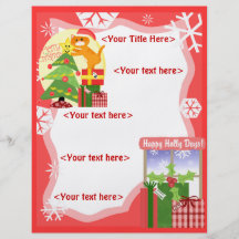 Kundenspezifisches Weihnachtsszenen-Geschäft oder  Flyer Druck