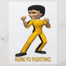 Kung Fu Fighting Custom Flyer