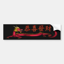 Kung Hei Fett Choi Autoaufkleber
