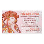Kunst Alphonse Mucha Nouveau Visitenkarten