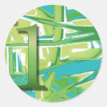 Kunst-Aufkleber des Citrine-einer