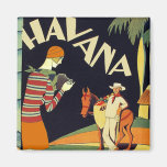 Kunst-Deko-Abdeckungs-Vintage Kunst Havanas Kuba Kühlschrankmagnet