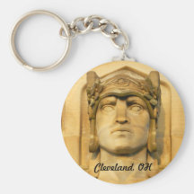 Kunst-Deko-Brücken-Wächter (Cleveland) Keychain Schlüsselanhänger