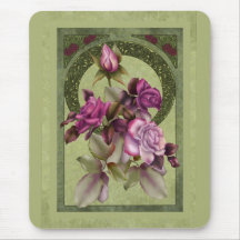 Kunst-Deko-Rosen Mousepads